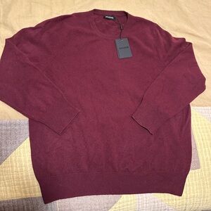 NAADAM Plus Cashmere Sweater, New With Tags XXL Maroon